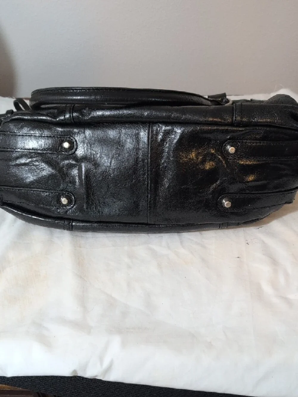 Black Women's Convertible Shoulder Tote - Classic Everyday Bag